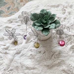 Flower Photo Clip Holders- Set of 4